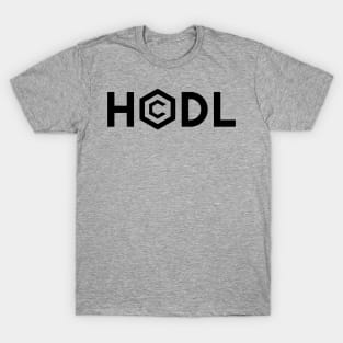 HODL CRO Cronos Crypto.com BLACK T-Shirt